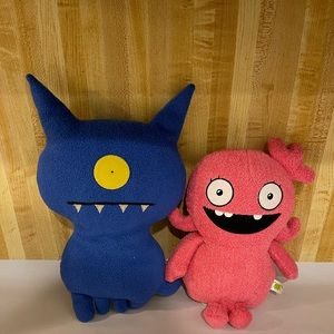uglydoll feature stuffed plush toy Lot 2